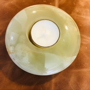 Alabaster Tea Light Holder